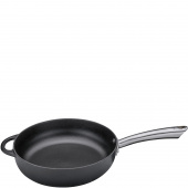 Patelnia żeliwna wysoka ze stalową rączką Provence Kuchenprofi 28 cm KU-0403051028