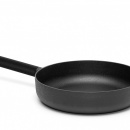 Patelnia żeliwna z pokrywką i aluminiową rączką Noir Skeppshult 28 cm 8228