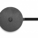Patelnia żeliwna z pokrywką i aluminiową rączką Noir Skeppshult 28 cm 8228