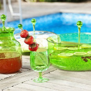 Patera na ciasto z pokrywą Sagaform Happy Days różowa SF-5016246