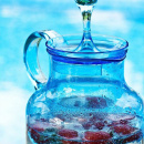 Patera na ciasto z pokrywą Sagaform Happy Days różowa SF-5016246