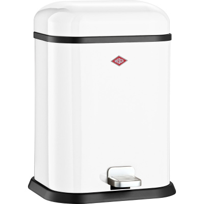 Pedałowy kosz na śmieci biały Single Boy 13 litrów Wesco 132212-01