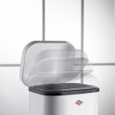 Pedałowy kosz na śmieci biały Single Boy 13 litrów Wesco 132212-01