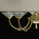 Pięcioramienna lampa wiąszaca MW-LIGHT Classic z szarym kloszem 713010705