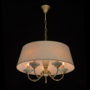 Pięcioramienna lampa wiąszaca MW-LIGHT Classic z szarym kloszem 713010705