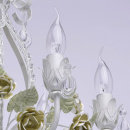Piękny, stylizowany żyrandol kwiatowy MW-LIGHT Flora 421011506