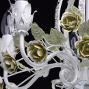 Piękny, stylizowany żyrandol kwiatowy MW-LIGHT Flora 421011506