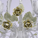 Piękny, stylizowany żyrandol kwiatowy MW-LIGHT Flora 421011506