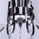 Piękny żyrandol, stylowy i elegancki - ciemny metal i osiem kloszy MW-LIGHT 315011308