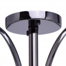 Piękny żyrandol, stylowy i elegancki - ciemny metal i osiem kloszy MW-LIGHT 315011308