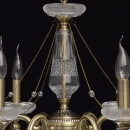 Piękny żyrandol z kryształowymi dodatkami do salonu MW-LIGHT Classic 482014206