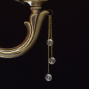 Piękny żyrandol z kryształowymi dodatkami do salonu MW-LIGHT Classic 482014206