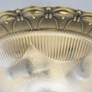 Plafon klasyczny mosiądz, teksturowane szkło Ariadna MW-LIGHT Classic 450019503