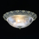 Plafon klasyczny mosiądz, teksturowane szkło Ariadna MW-LIGHT Classic 450019503