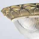 Plafon klasyczny mosiądz, teksturowane szkło Ariadna MW-LIGHT Classic 450019503