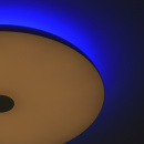 Plafon LED 60 cm z pilotem i aplikacją mobilną, głośnikiem i zmianą barwy DeMark 660012801