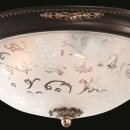 Plafon sufitowy, klasyczny, piaskowany wzór na kloszu Diametrik Maytoni Classic C907-CL-03-R