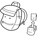 Plecak dla dzieci Backpack Kids Cats and Dogs Reisenthel miętowy RIE4062