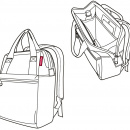 Plecak i torba w jednym Reisenthel Allrounder R dots RJR7009