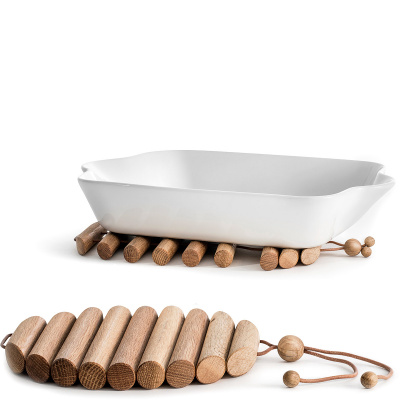 Podkładka pod gorące naczynia dębowa, regulowana Sagaform Nature SF-5017603