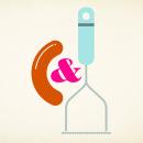 Podkładka szklana pod gorące naczynia Bangers & Mash Joseph Joseph 90107