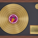 Podkładka szklana pod gorące naczynia Gold Record Joseph Joseph 90104