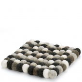 Podkładka z owczej wełny pod gorące naczynia Lana Grigio szara CI-469882