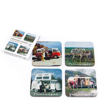 Podkładki korkowe pod szklanki VW T1 Bus Scenerie BR-BUCO20