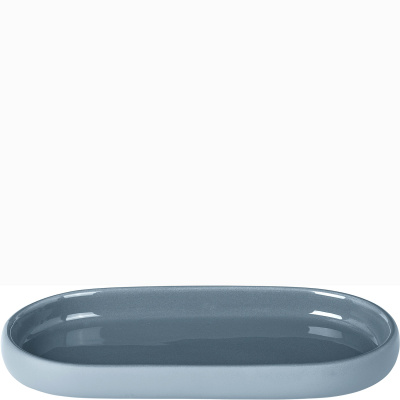 Podstawka łazienkowa ceramiczna Blomus Sono Ashley blue B69178