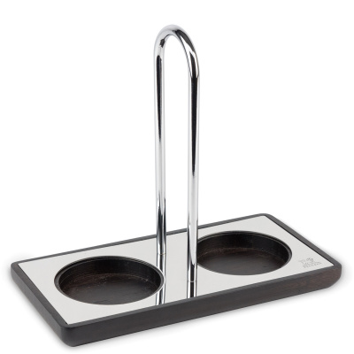 Podstawka pod młynki Linea Peugeot stal, drewno PG-25847