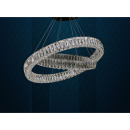 Podwójna, kryształowa lampa wisząca CHIARO Crystal 498012202