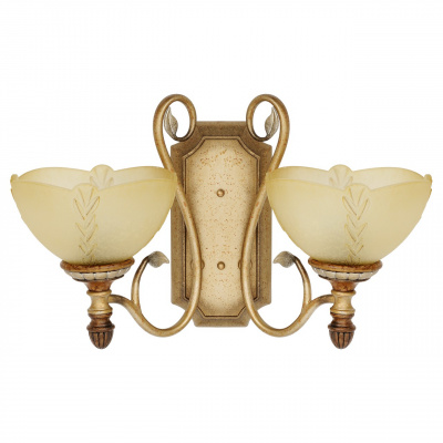 Podwójny kinkiet w beżowym kolorze CHIARO Country 254023002