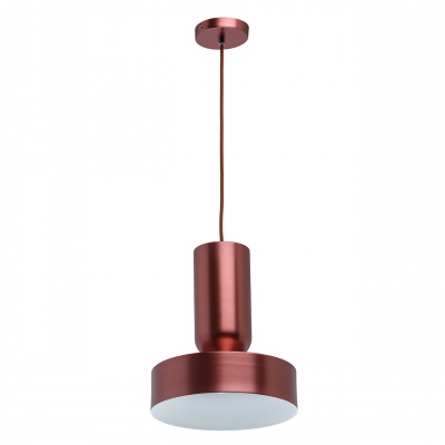 Pojedyncza lampa wisząca - czerwona miedź, 25 cm MW-LIGHT Megapolis 715010601