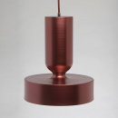 Pojedyncza lampa wisząca - czerwona miedź, 25 cm MW-LIGHT Megapolis 715010601