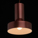 Pojedyncza lampa wisząca - czerwona miedź, 25 cm MW-LIGHT Megapolis 715010601