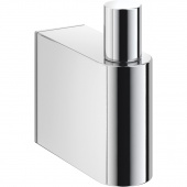 Pojedynczy wieszak na ręcznik łazienkowy Atore Zack polerowany 40457