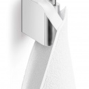 Pojedynczy wieszak na ręcznik łazienkowy Atore Zack polerowany 40457