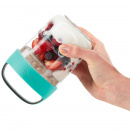 Pojemnik hermetyczny na posiłek 0,4 Litra Jar To Go Lekue turkusowy 0301014Z07U150