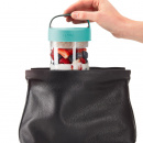 Pojemnik hermetyczny na posiłek 0,4 Litra Jar To Go Lekue turkusowy 0301014Z07U150