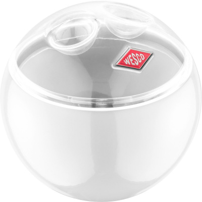 Pojemnik mały do kuchni okrągły biały Mini Ball Wesco 223501-01