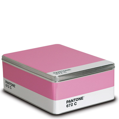 Pojemnik metalowy Seletti Pantone Box Pastel Lavender _08172
