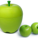 Pojemnik mini JABŁKO Qualy zielony QL10034