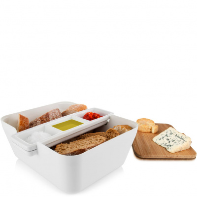 Pojemnik na chleb i dipy Vacu Vin biały VV-2710260