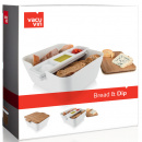 Pojemnik na chleb i dipy Vacu Vin biały VV-2710260