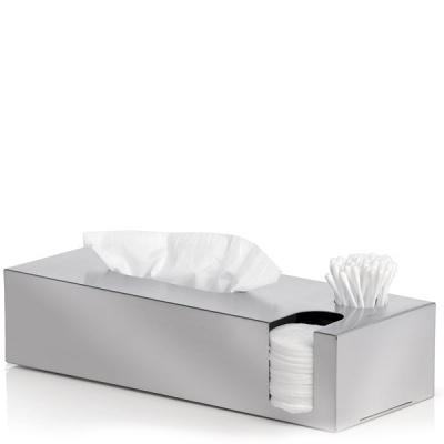 Pojemnik na chusteczki, patyczki i płatki kosmetyczne Blomus Nexio matowy B68689
