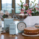 Pojemnik na ciastka Kitchen Craft miętowy LNBISCBLU