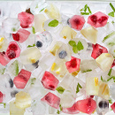 Pojemnik na lód i foremka ICE BOX Lekue czerwony 0250400R05C002