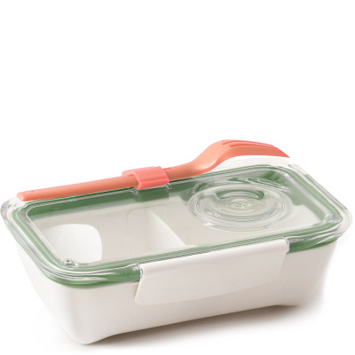 Pojemnik na lunch Bento Box Black Blum biało-oliwkowy BT010