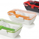 Pojemnik na lunch Bento Box Black Blum czarno-czerwony BT004