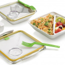 Pojemnik na lunch Box Appetit Black Blum biało-pomarańczowy BA003